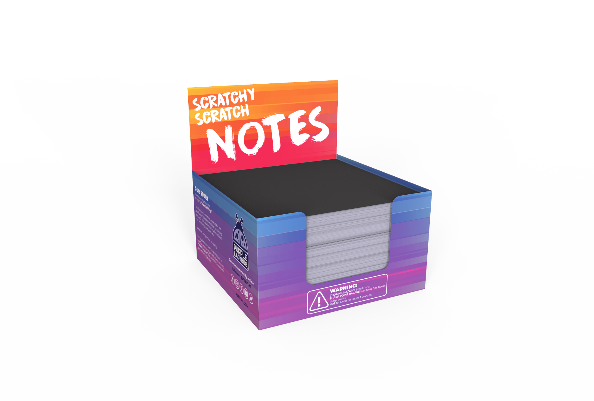 Scratchy Scratch Paper Instructions Purple Ladybug scratchy-scratch-paper-instructions-purple-ladybug