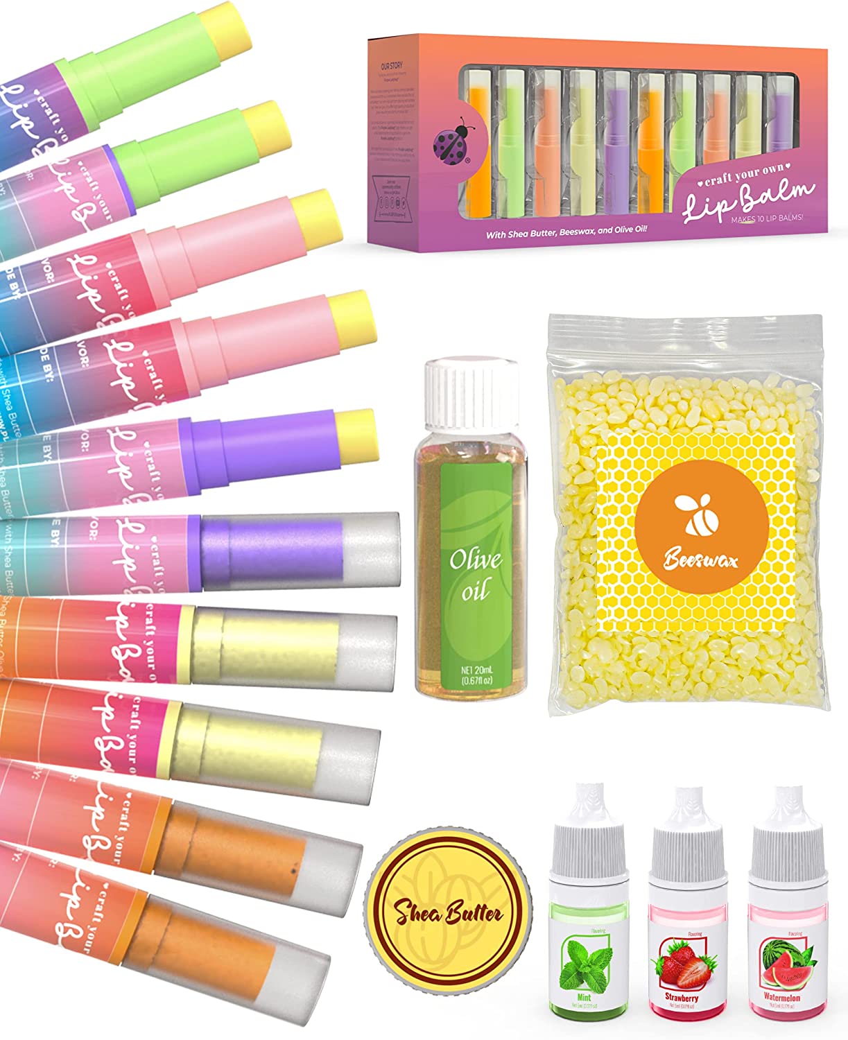 PURPLE LADYBUG Make Your Own Lip Balm for Kids Age 8 + - DIY Kits for –  ToysCentral - Europe