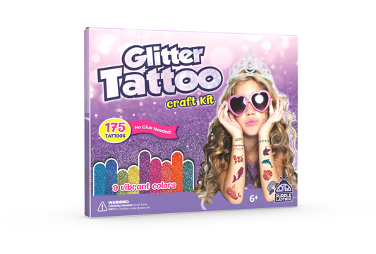 Glitter Tattoo Craft Kit Instructions