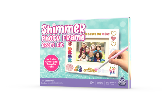 Shimmer Photo Frame Craft Kit Instructions