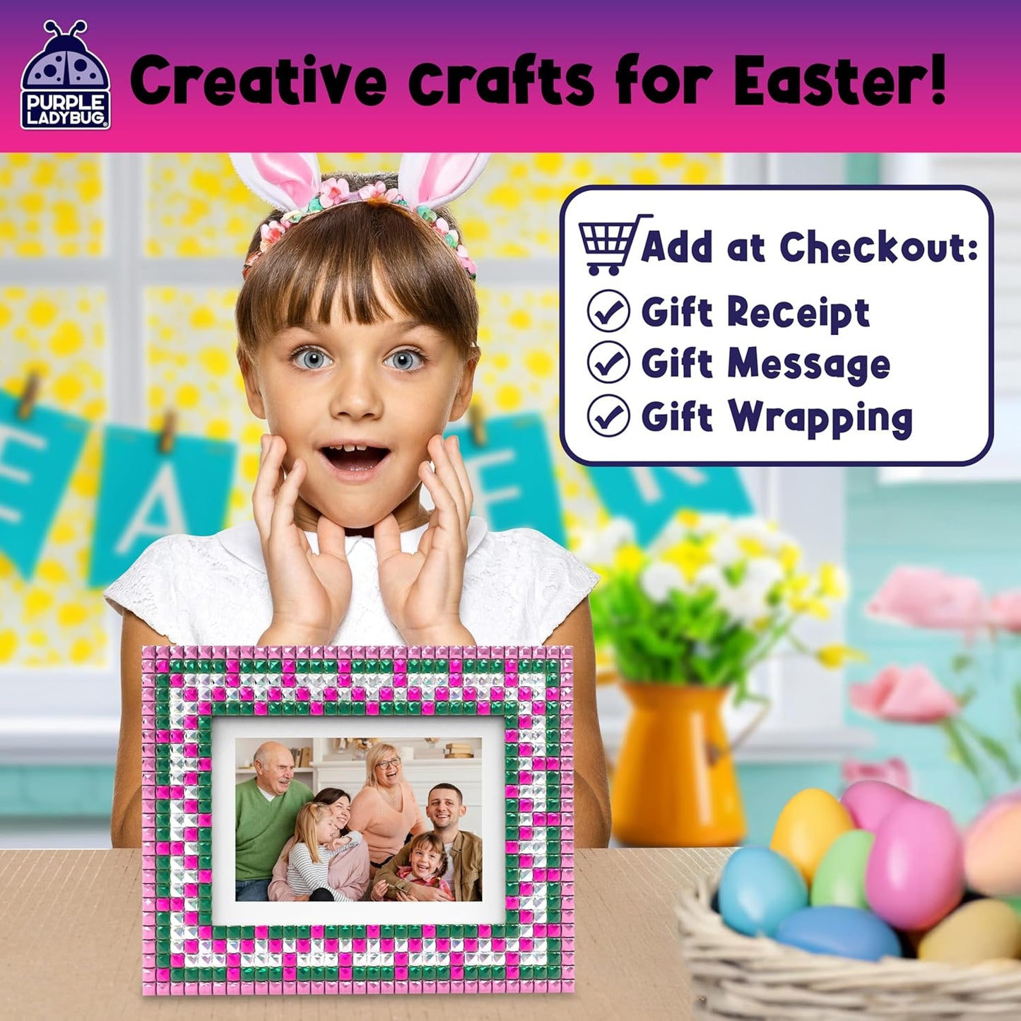 Sparkly Picture Frame Mosaic Kit
