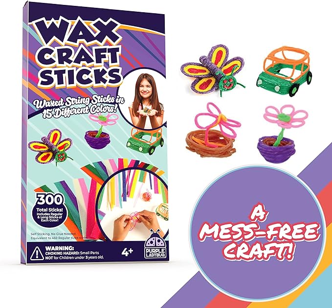 Kids Wax Craft Sticks