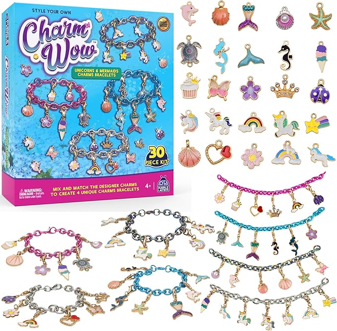 CharmWow Mermaid & Unicorn Bracelet Jewelry Making Kit