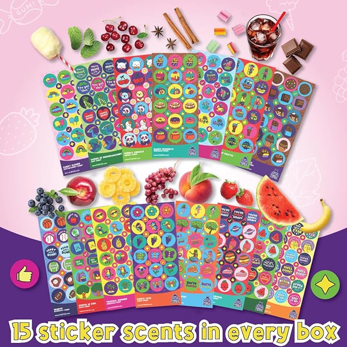 Scented Stickers - 45 Sheets of Scented Stickers