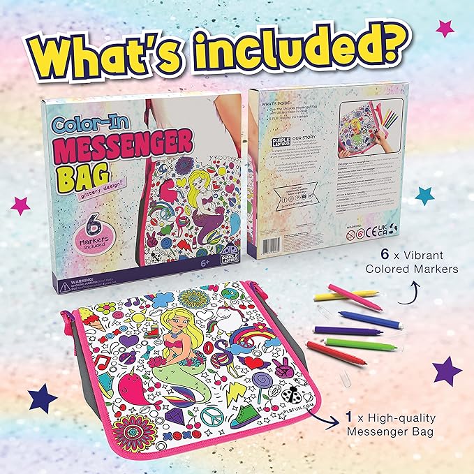 Color In Messenger Bag For Girls