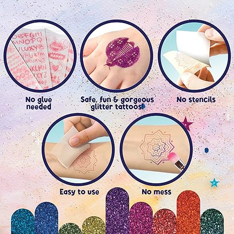 Glitter Tattoo Craft Kit