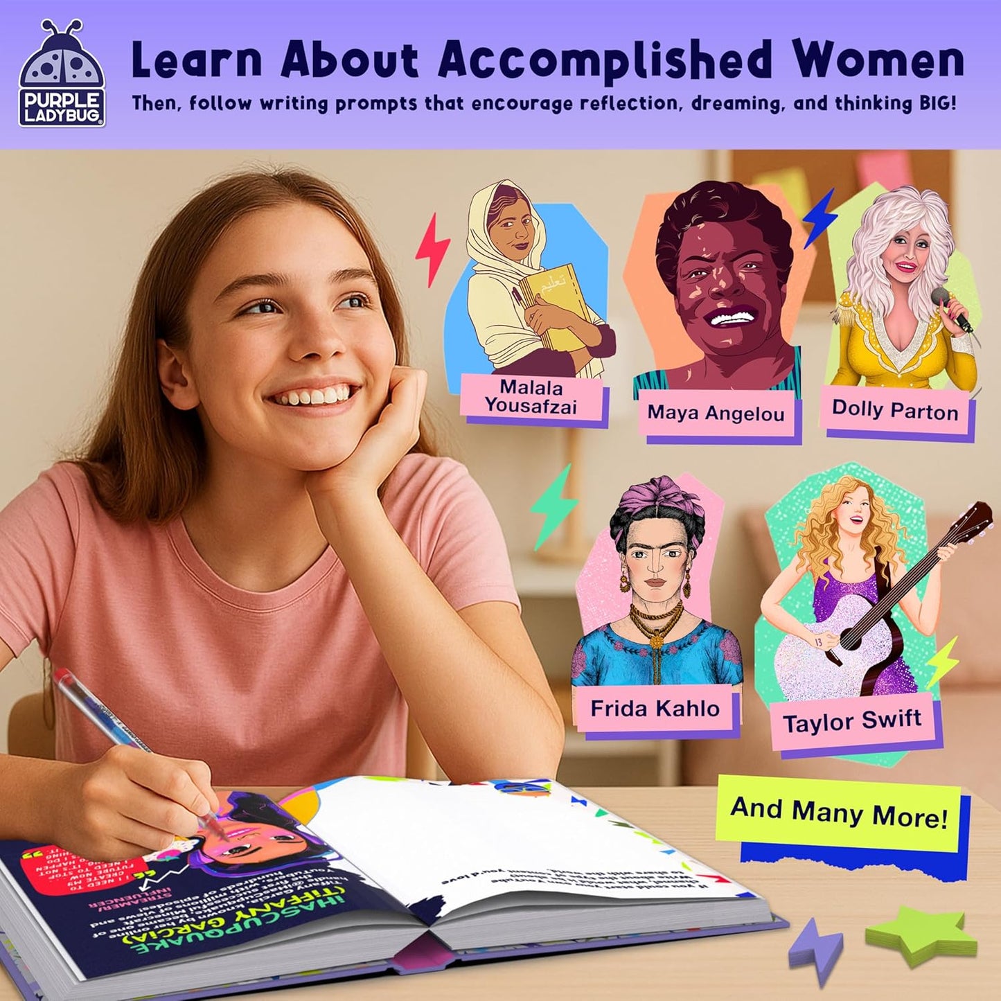 PURPLE LADYBUG X Rebel Girls DIY Journal Kit