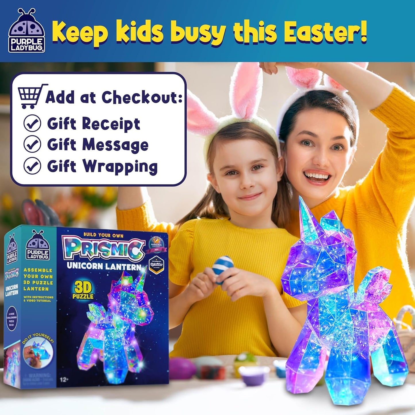 Prismic Unicorn 3D Light DIY Kit