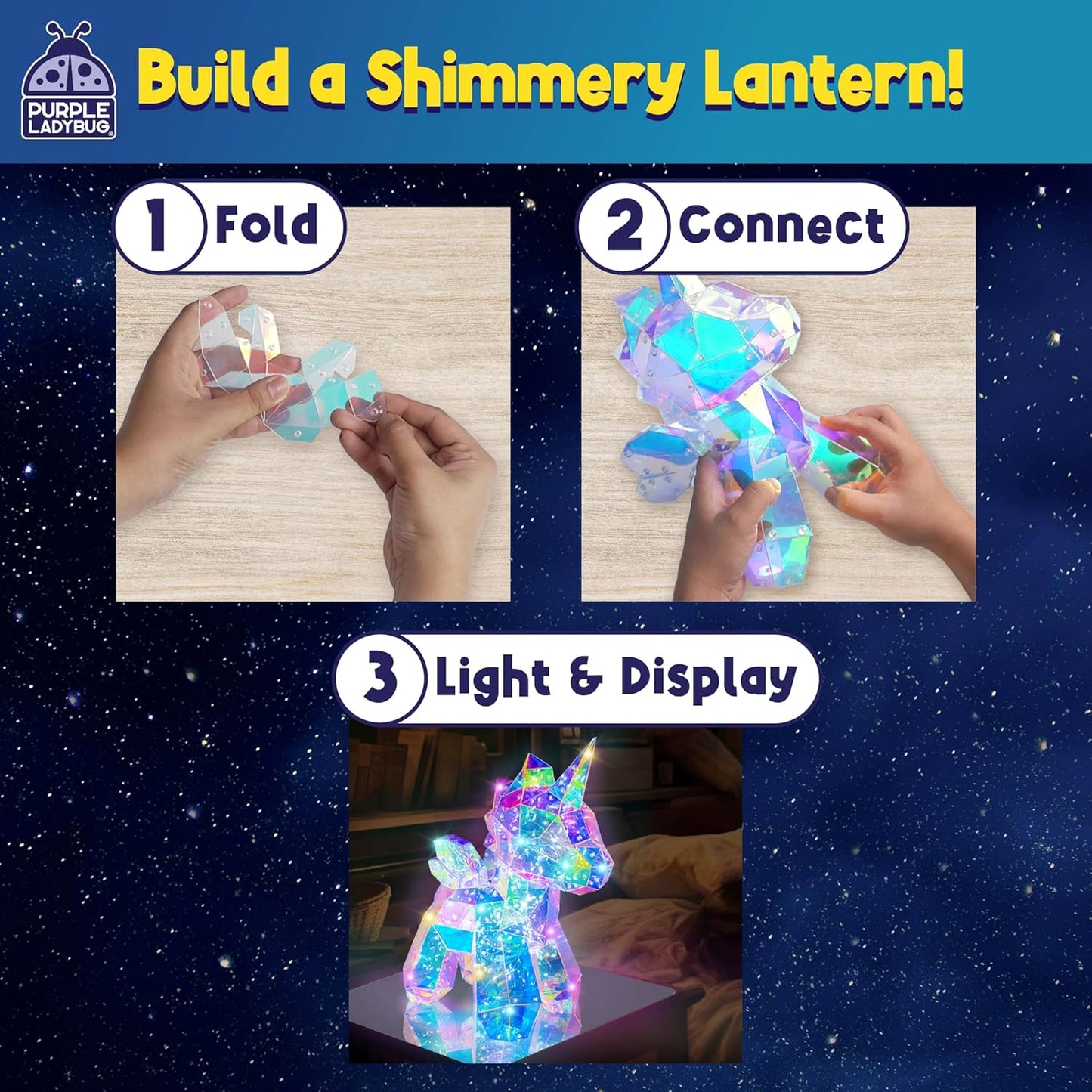 Prismic Unicorn 3D Light DIY Kit