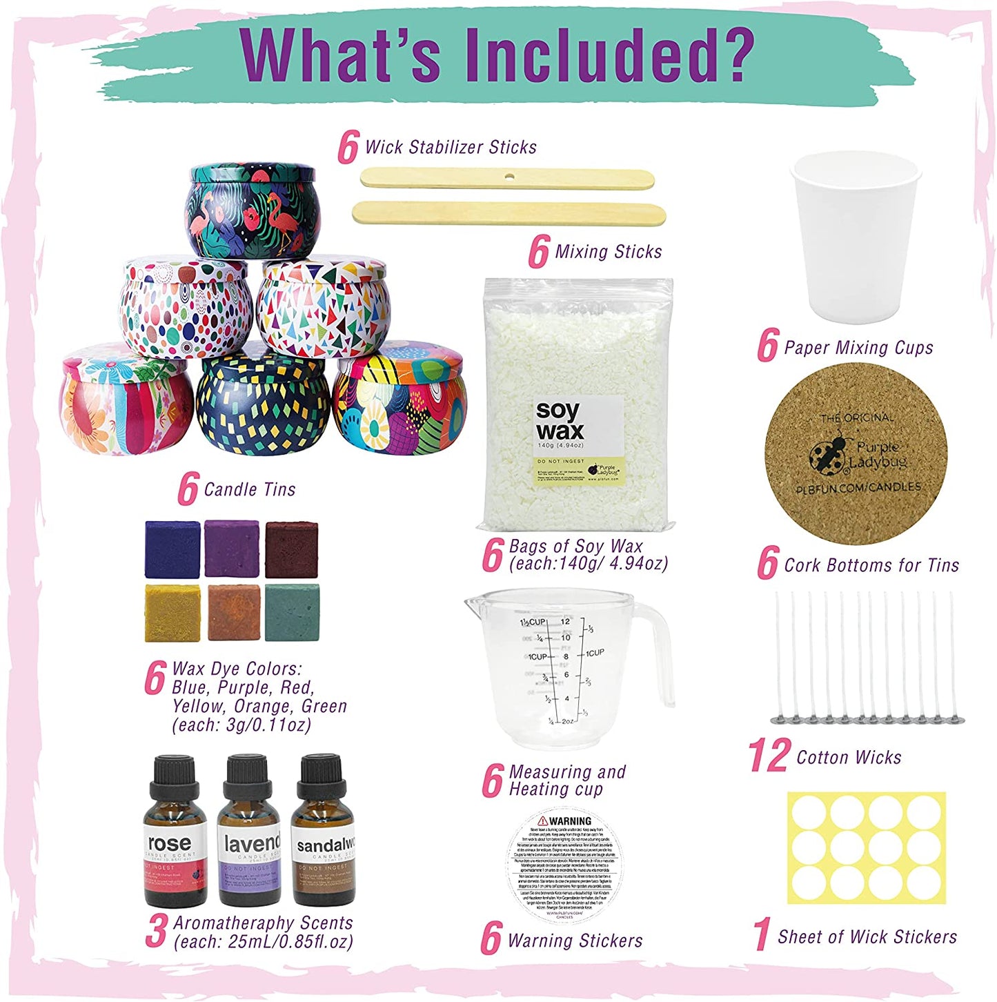 Peaceful Meadow - Candle Making Kit