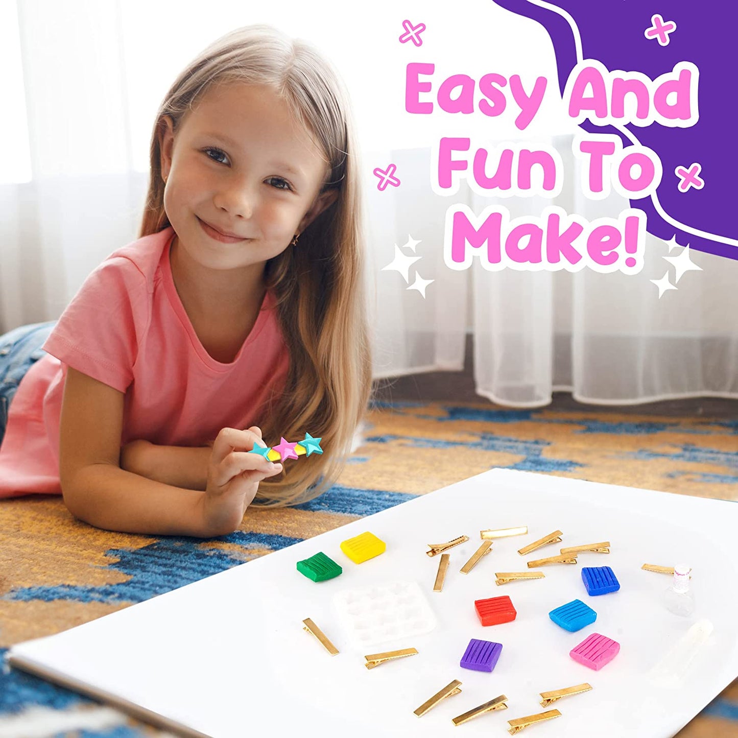 Design Your Own ClayCreate (Hair Clips) - Basic