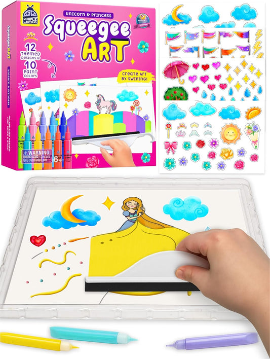 Squeegee Art Kit Instructions