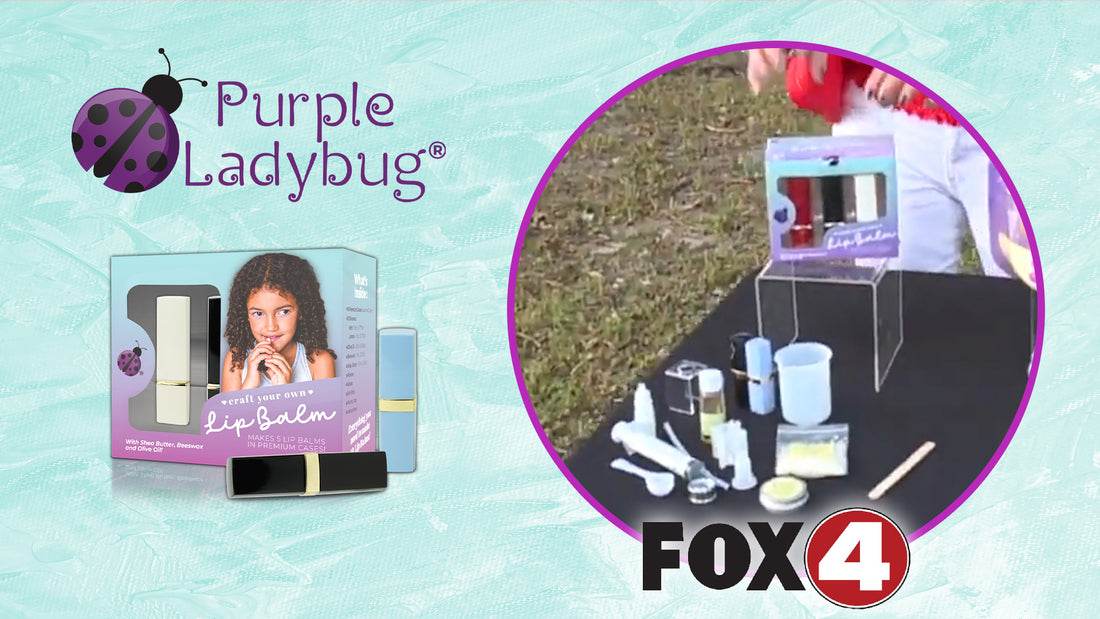 Toy Insider on Fox Ft Myers: Purple Ladybug Lip Balm Kit