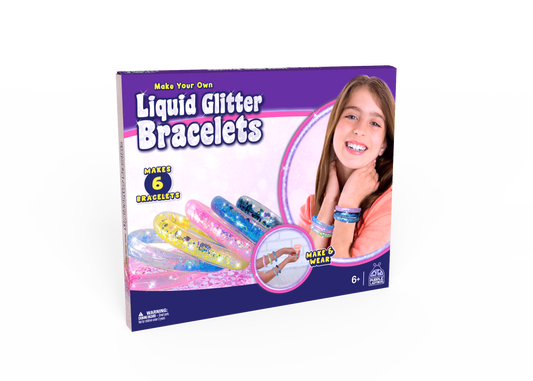 Make Your Own Glitter Bracelets - Instructions