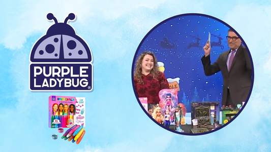 Purple Ladybug's Hair Chalk Featured on FOX 5 San Diego
