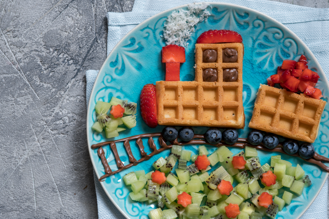 FREE Printable: Draw & Color the Other Half "Enjoy Waffles All Day TODAY!"