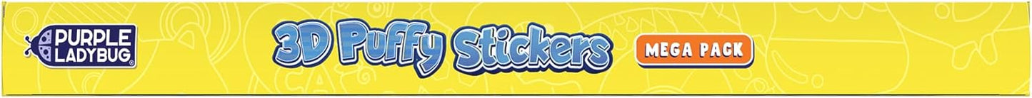 3D Puffy Sticker Mega Pack - 40 Sheets