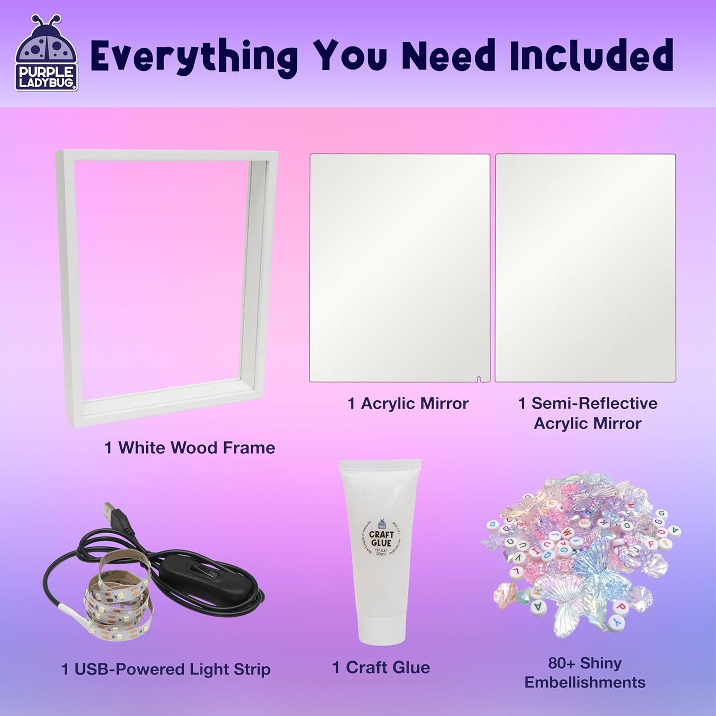 Customizable LED Infinity Mirror Kit