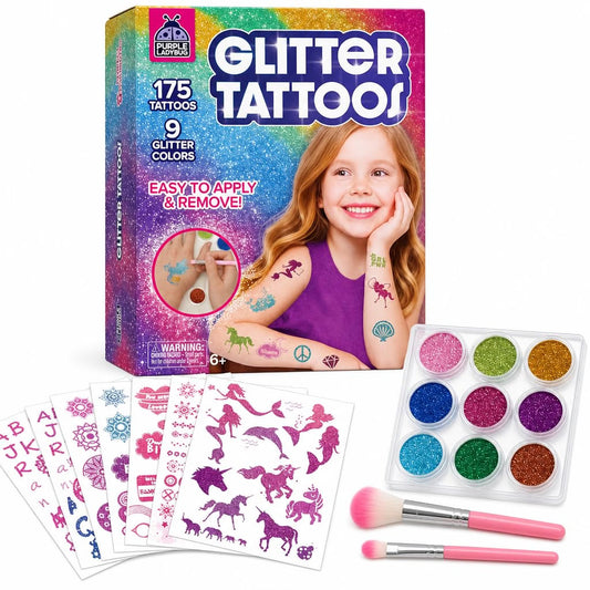Glitter Tattoo Craft Kit