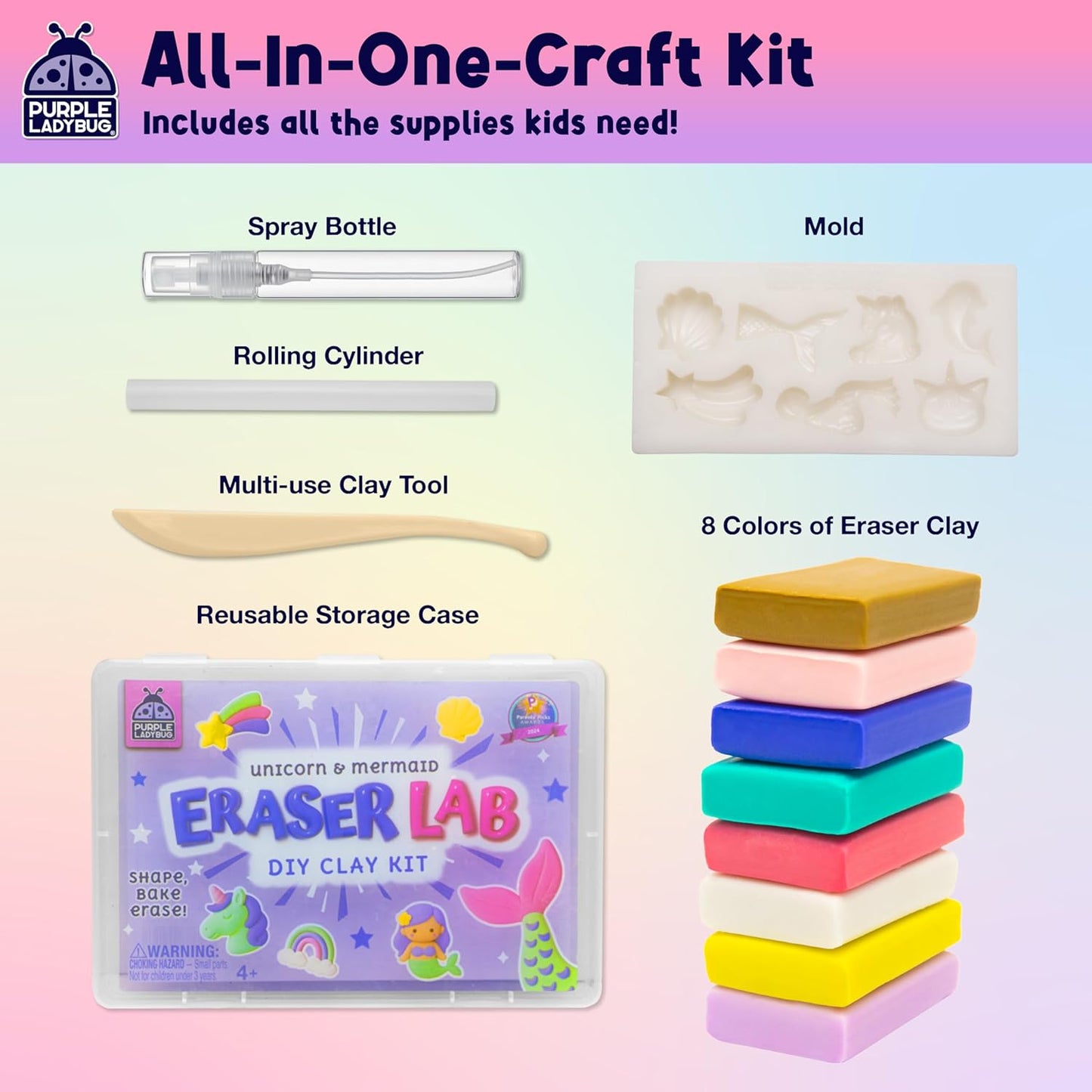 Eraser Lab - Unicorn & Mermaid