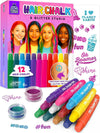 Hair Chalk & Glitter Style Set