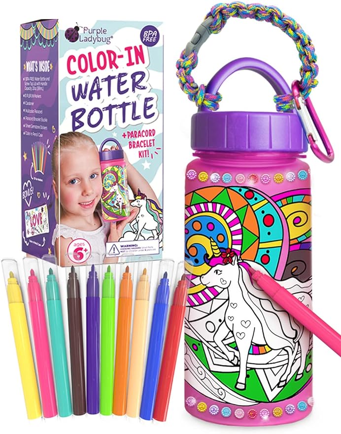 Color In Water Bottle For Girls