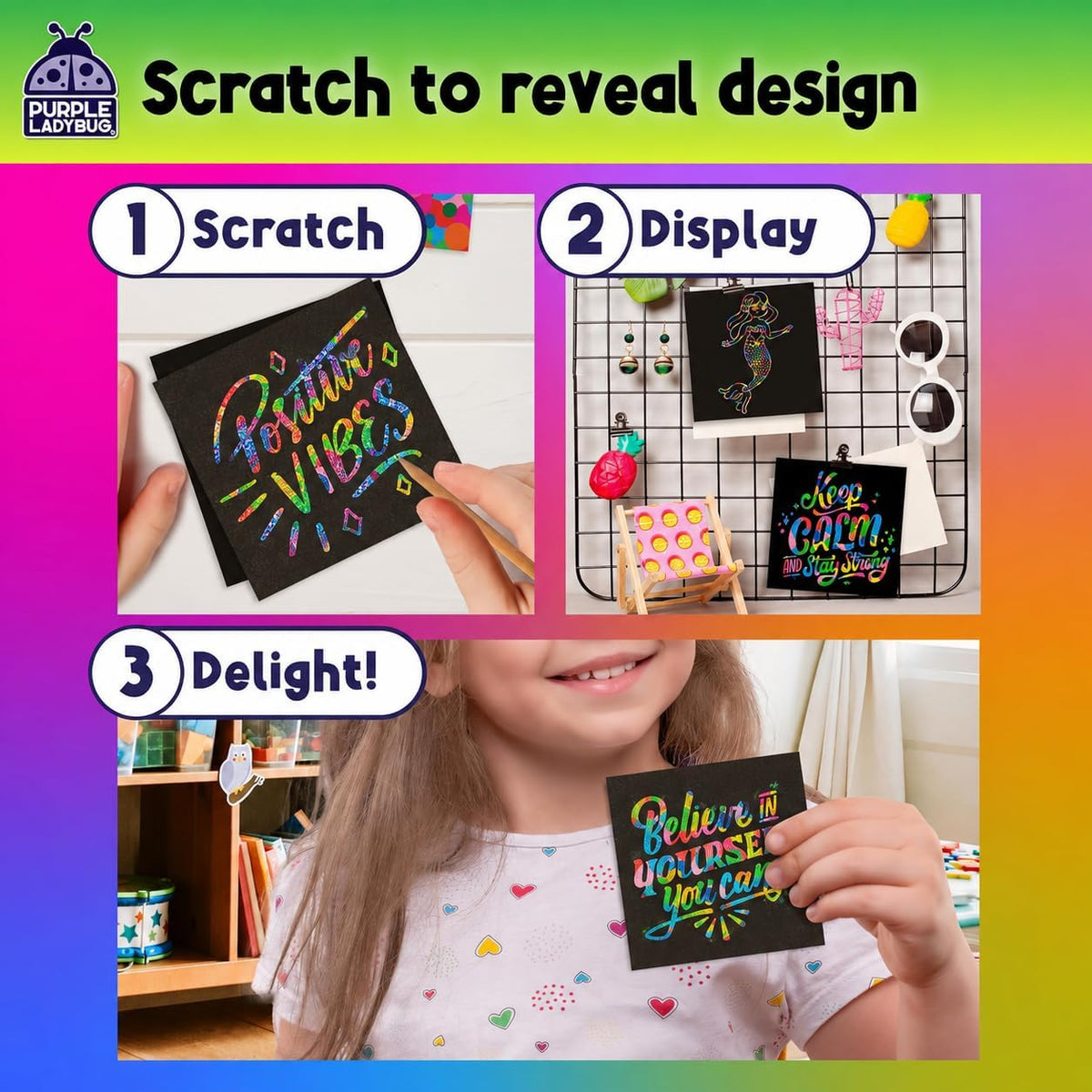 Scratchy Scratch Mini Notes: Holographic