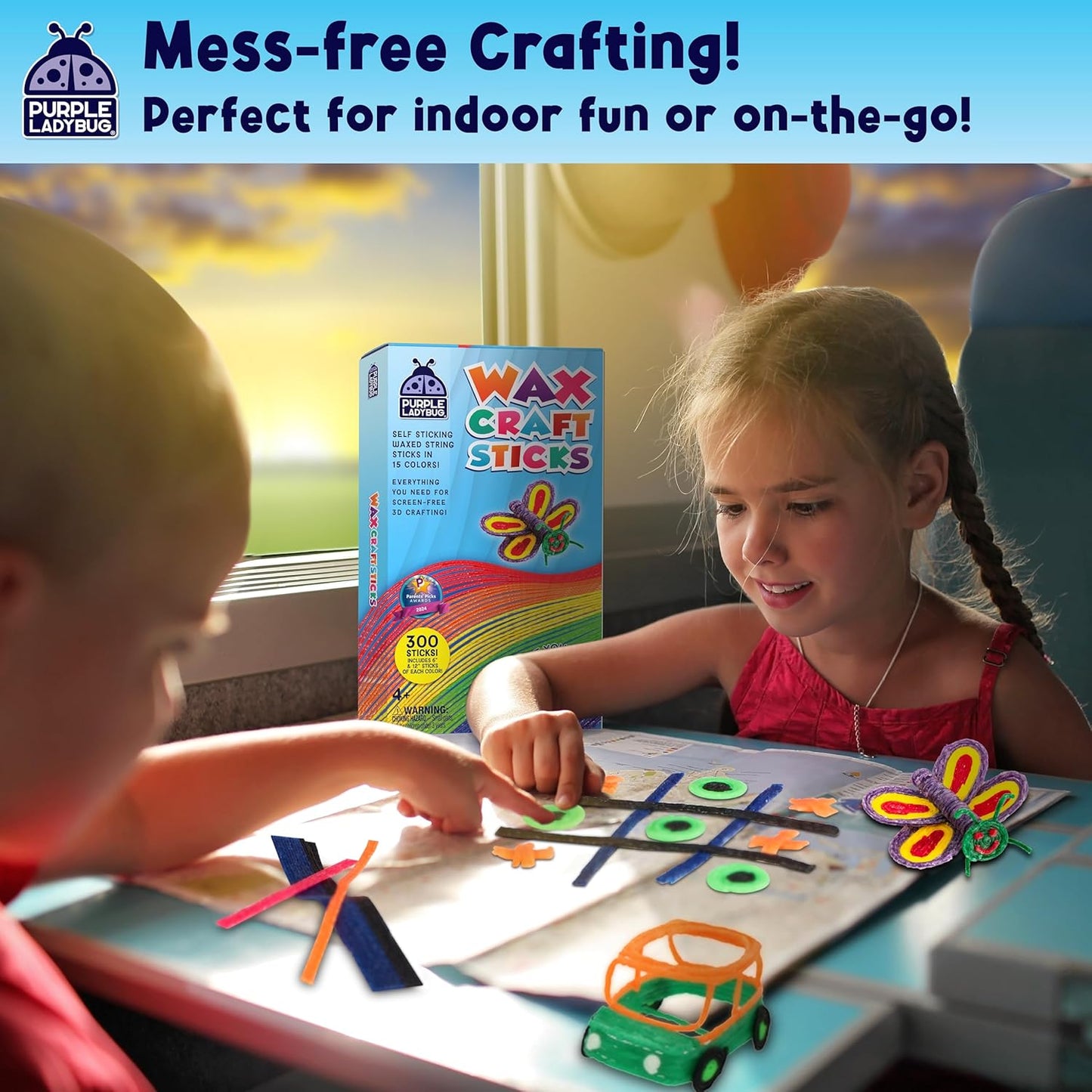 Kids Wax Craft Sticks