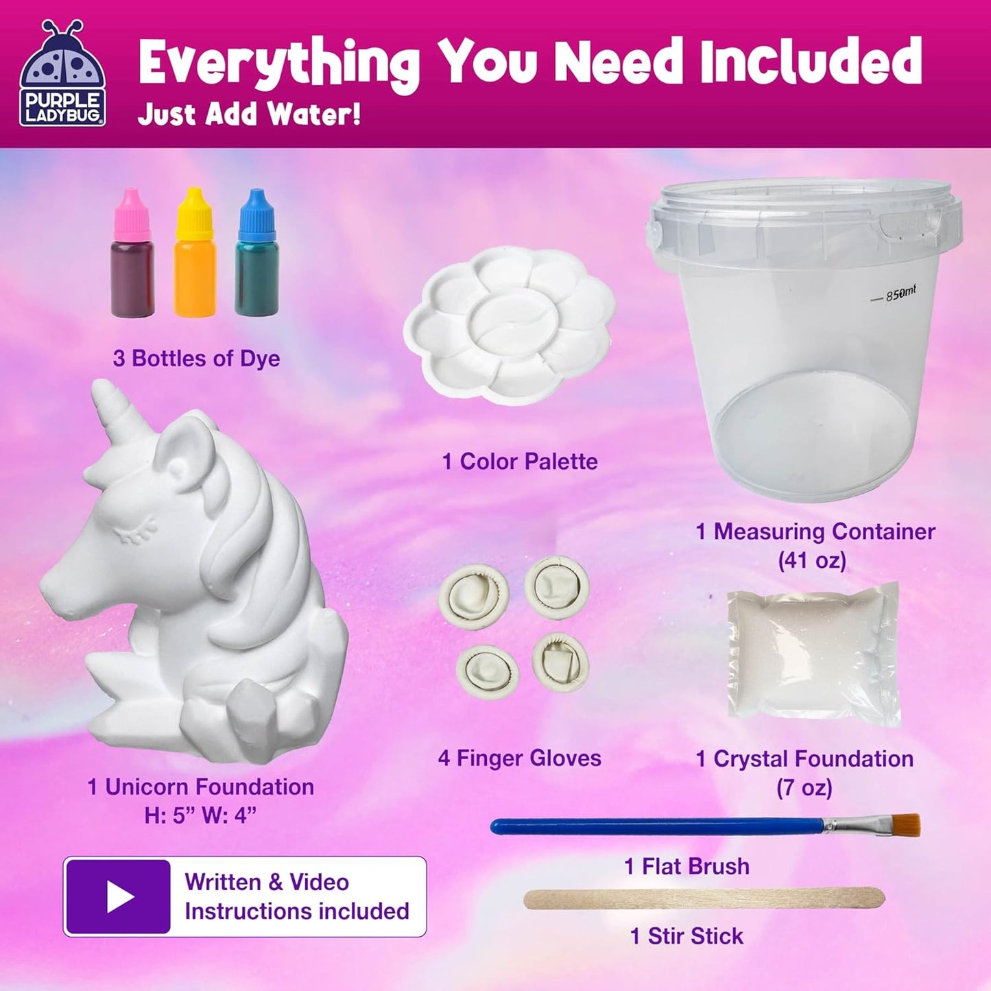 Grow Your Own Crystal Kit – Unicorn
