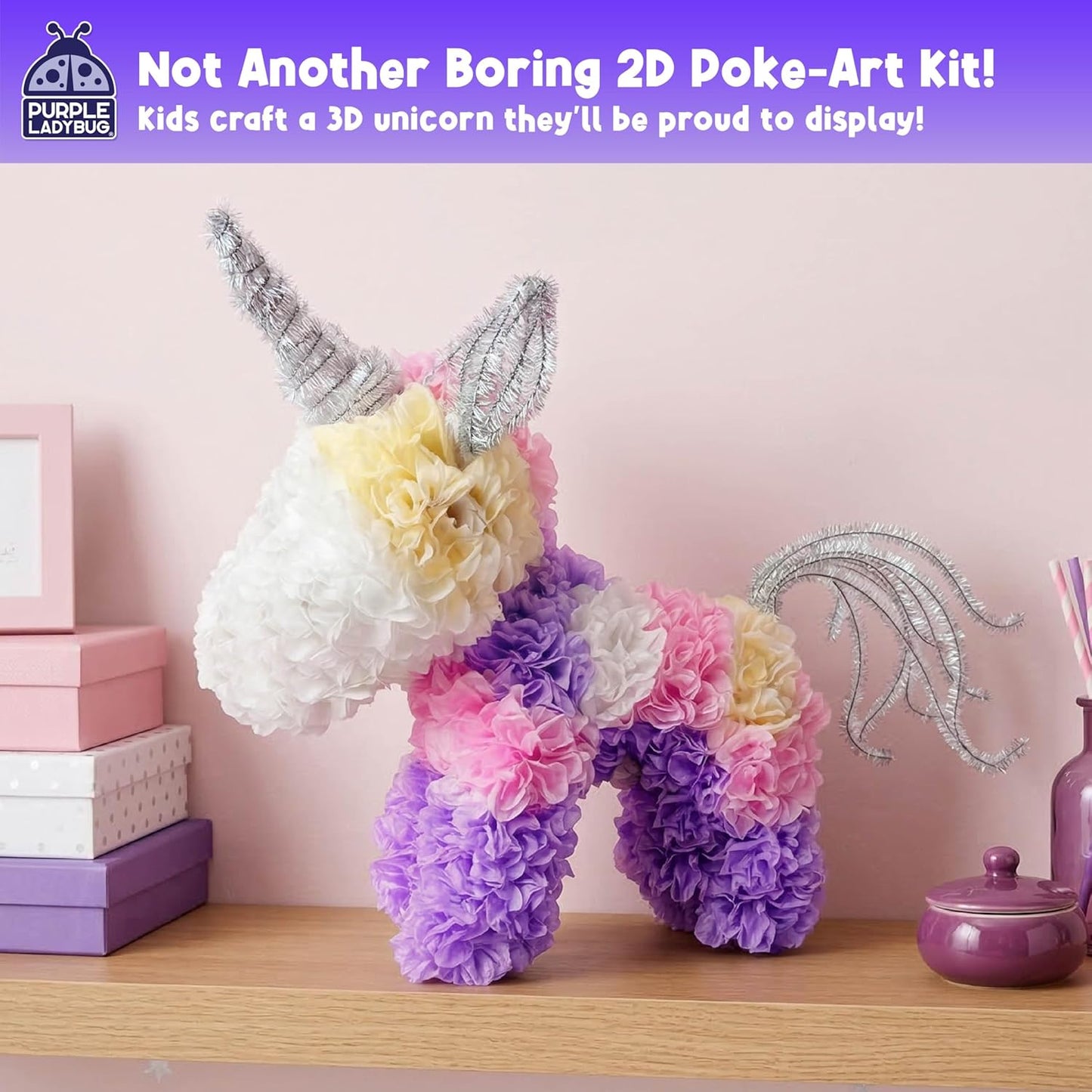 3D Unicorn Poke Art Craft Kit
