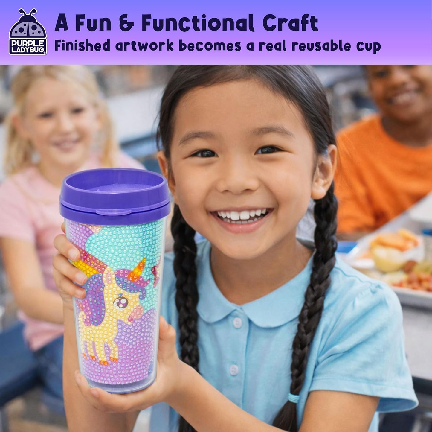 DIY Unicorn Diamond Art Cup