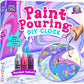 Paint Pouring DIY Clock Kit - Stardust Sorbet