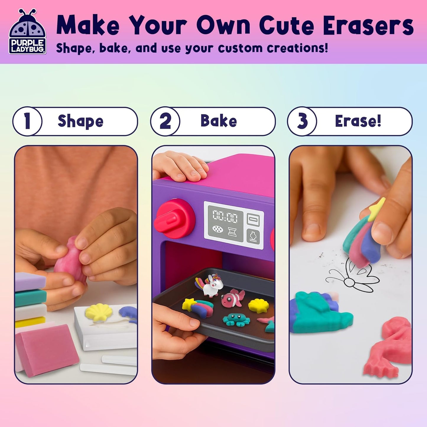 Eraser Lab - Unicorn & Mermaid