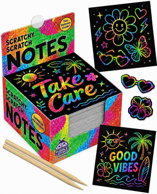 Scratchy Scratch Mini Notes: Holographic