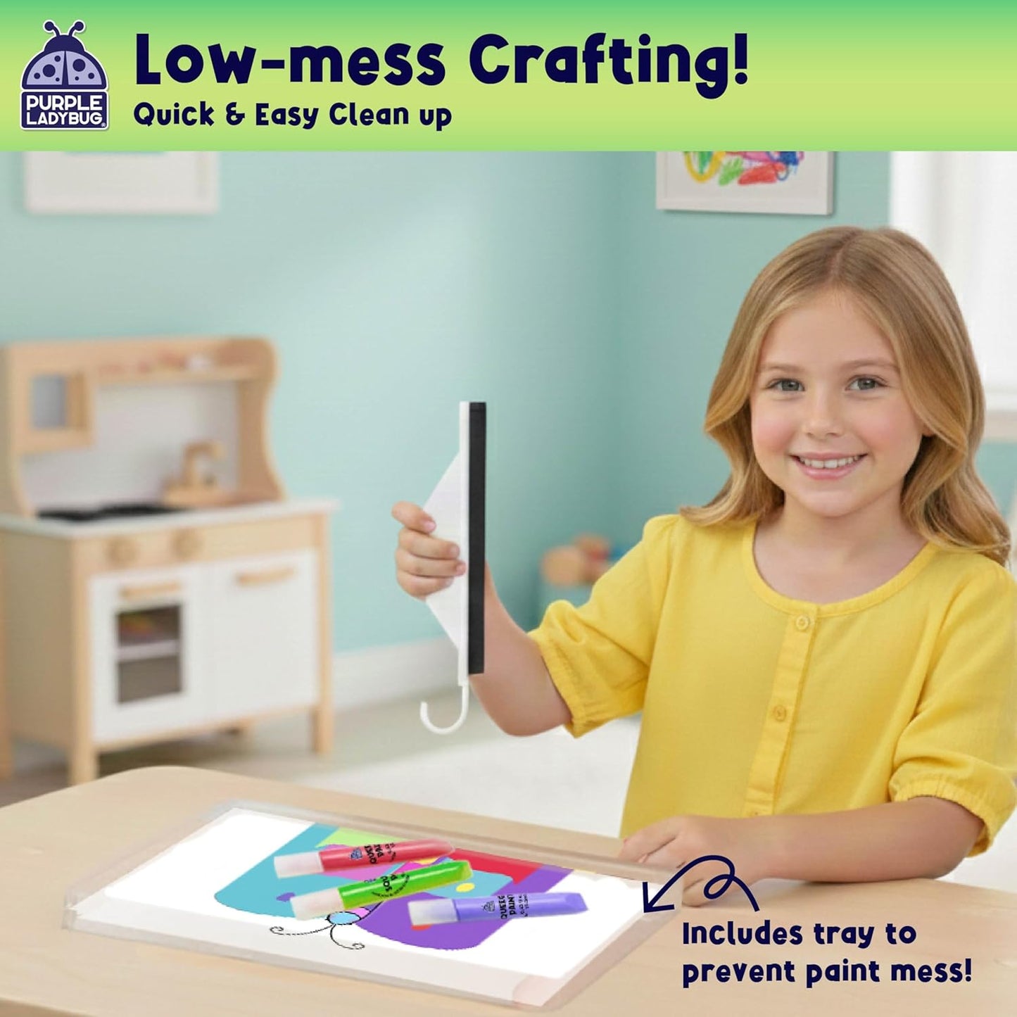 Squeegee Art Craft Set - Blooms & Bugs