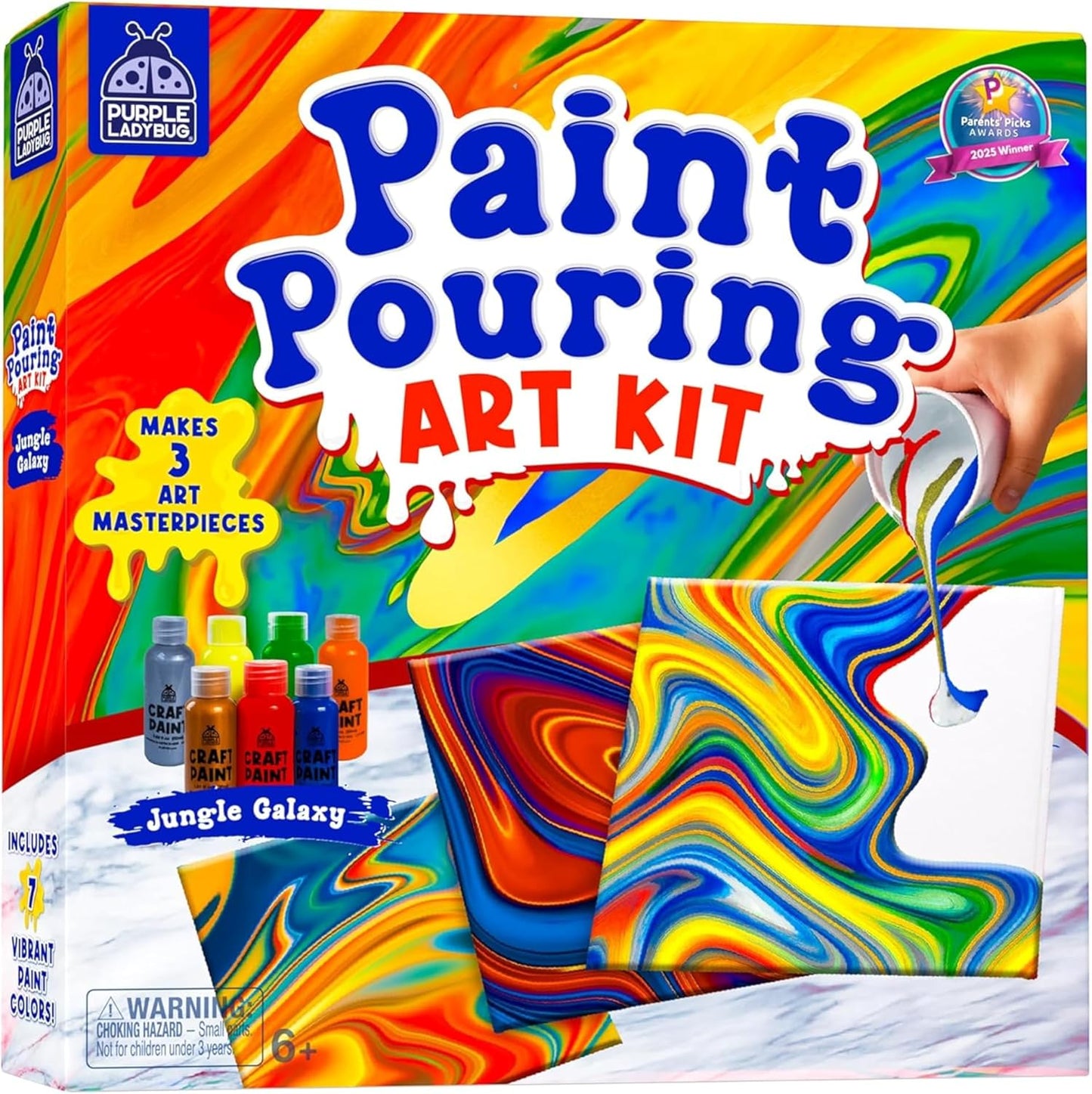 Paint Pouring DIY Art Kit - Jungle Galaxy