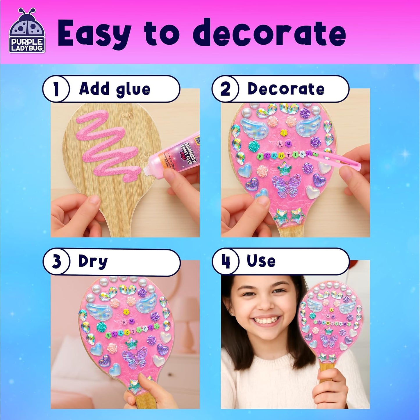 Decorate Your Own Wooden Mirror Craft Kit