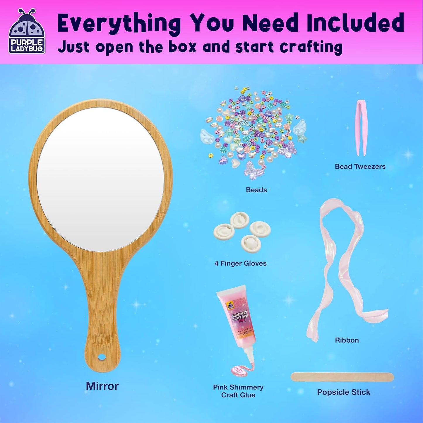 Decorate Your Own Wooden Mirror Craft Kit