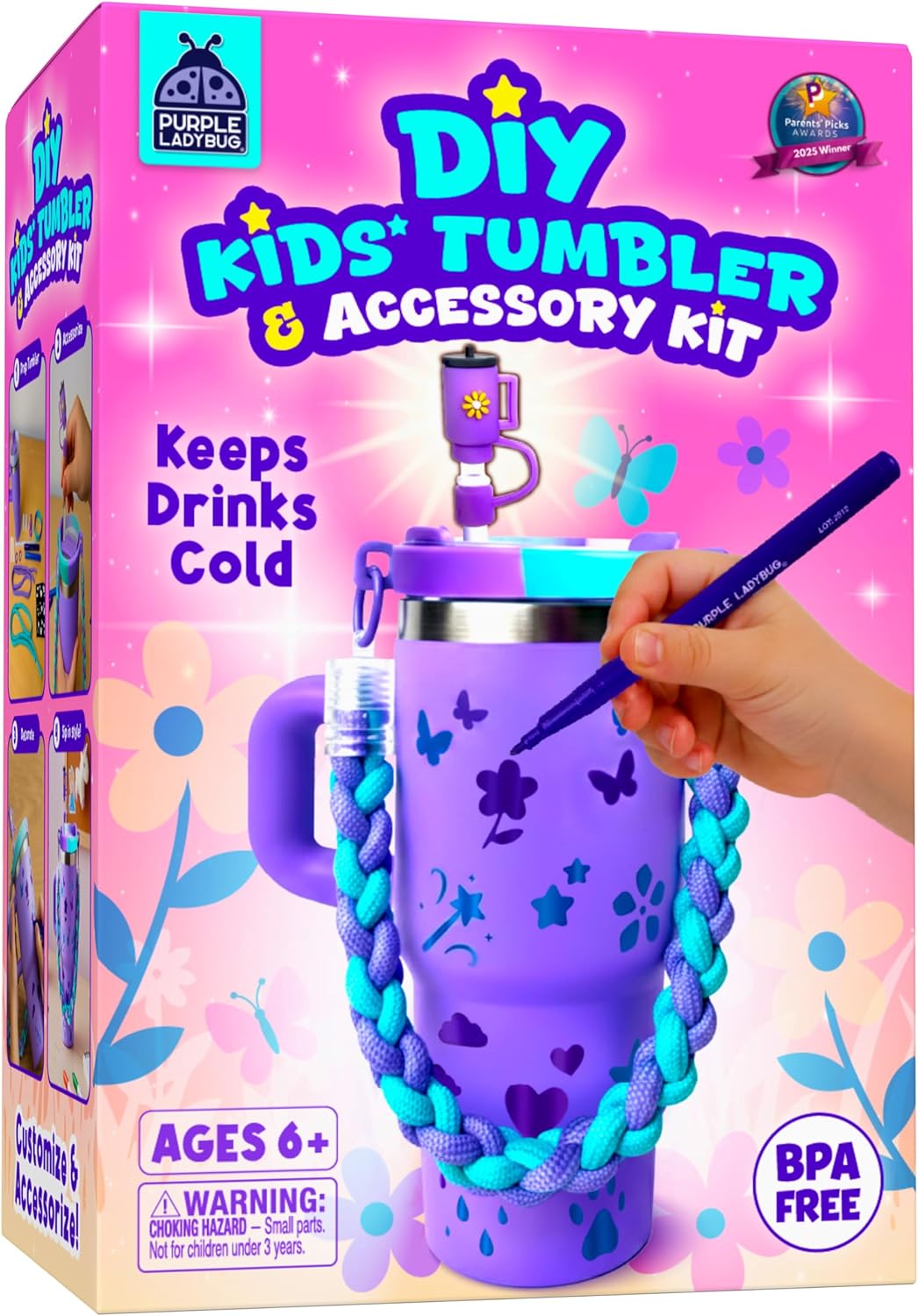 DIY Kids Tumbler Girls Insulated Tumblers