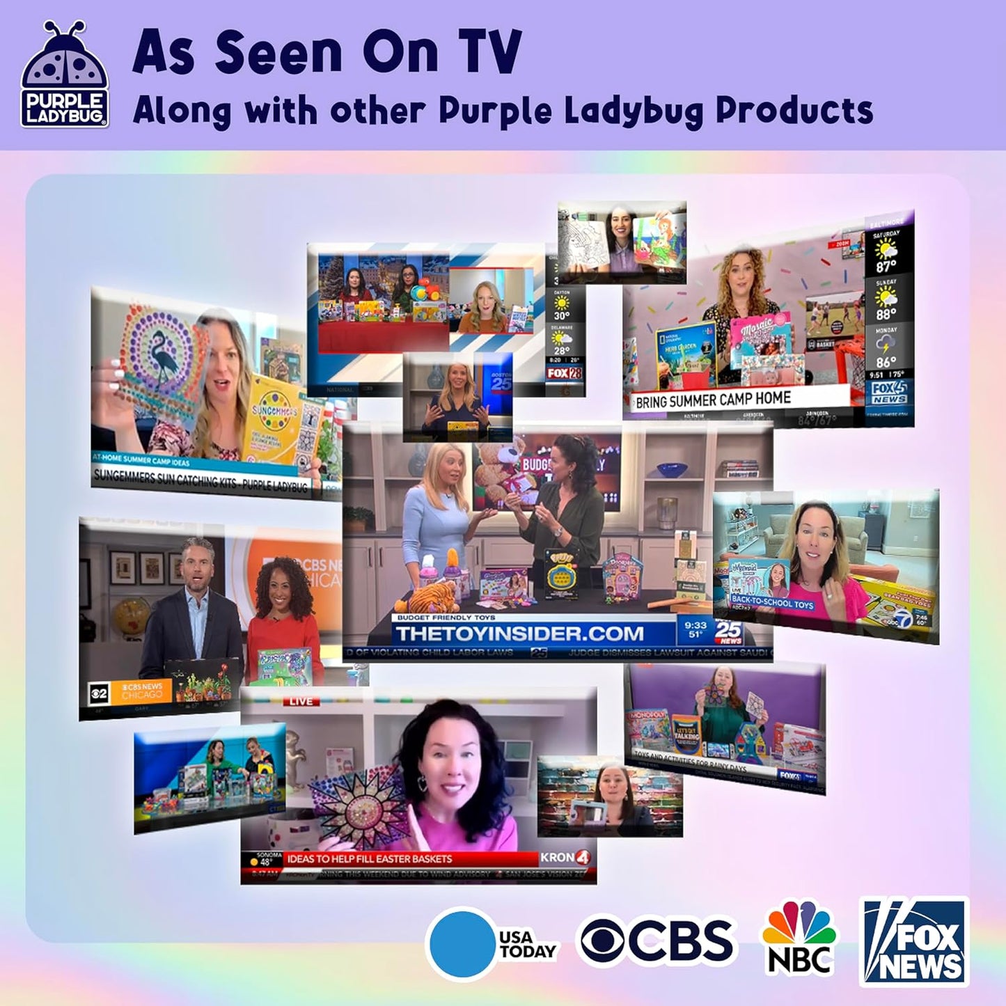 Purple Ladybug  X Rebel Girls Decorate Your Own Sports Water Bottles