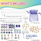 CharmWow Sparkling Charm Necklace & Crystal Bracelet Making Kit