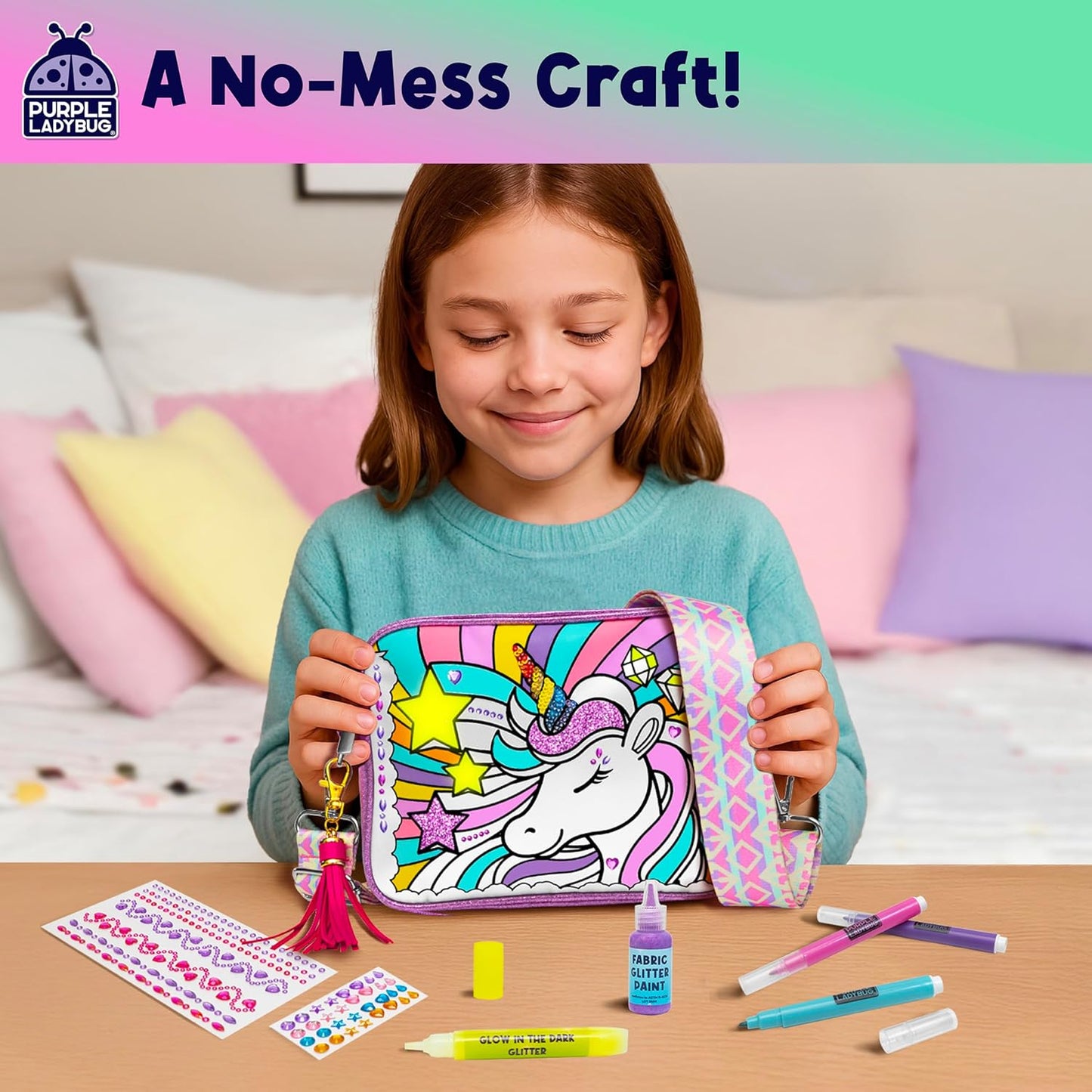 DIY Unicorn Crossbody Bag Kit