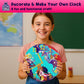 Paint Pouring DIY Clock Kit - Cosmic Confetti