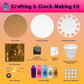 Paint Pouring DIY Clock Kit - Cosmic Confetti