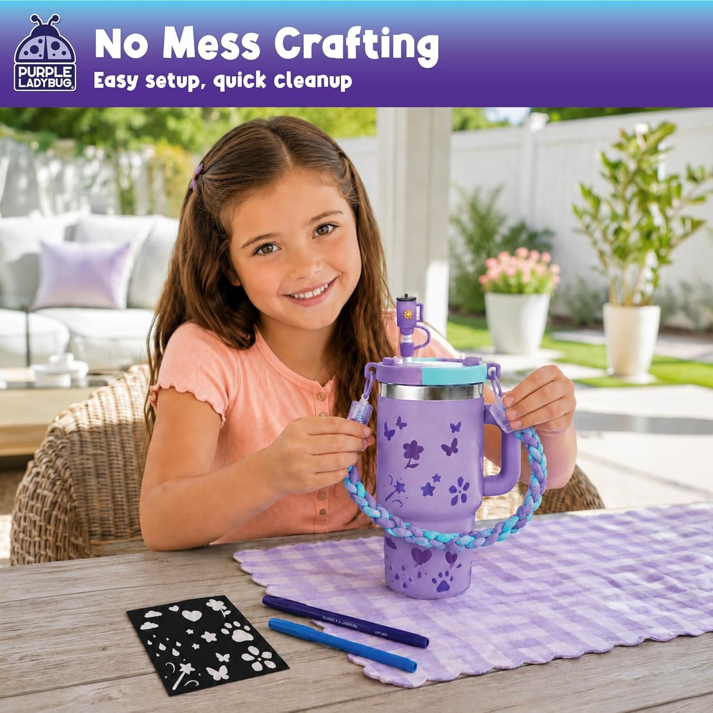 DIY Kids Tumbler Girls Insulated Tumblers