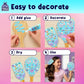 Decorate Your Own Wooden Mirror & Brush Set