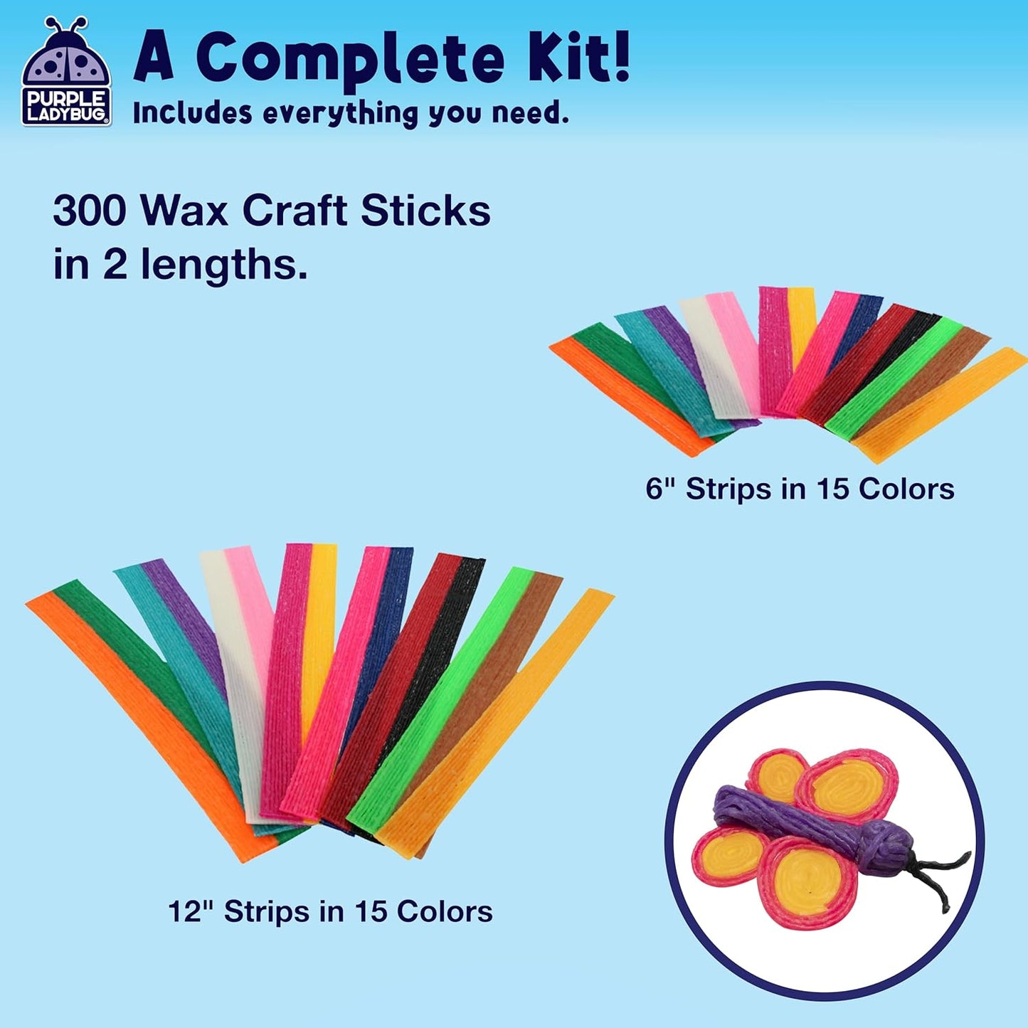 Kids Wax Craft Sticks