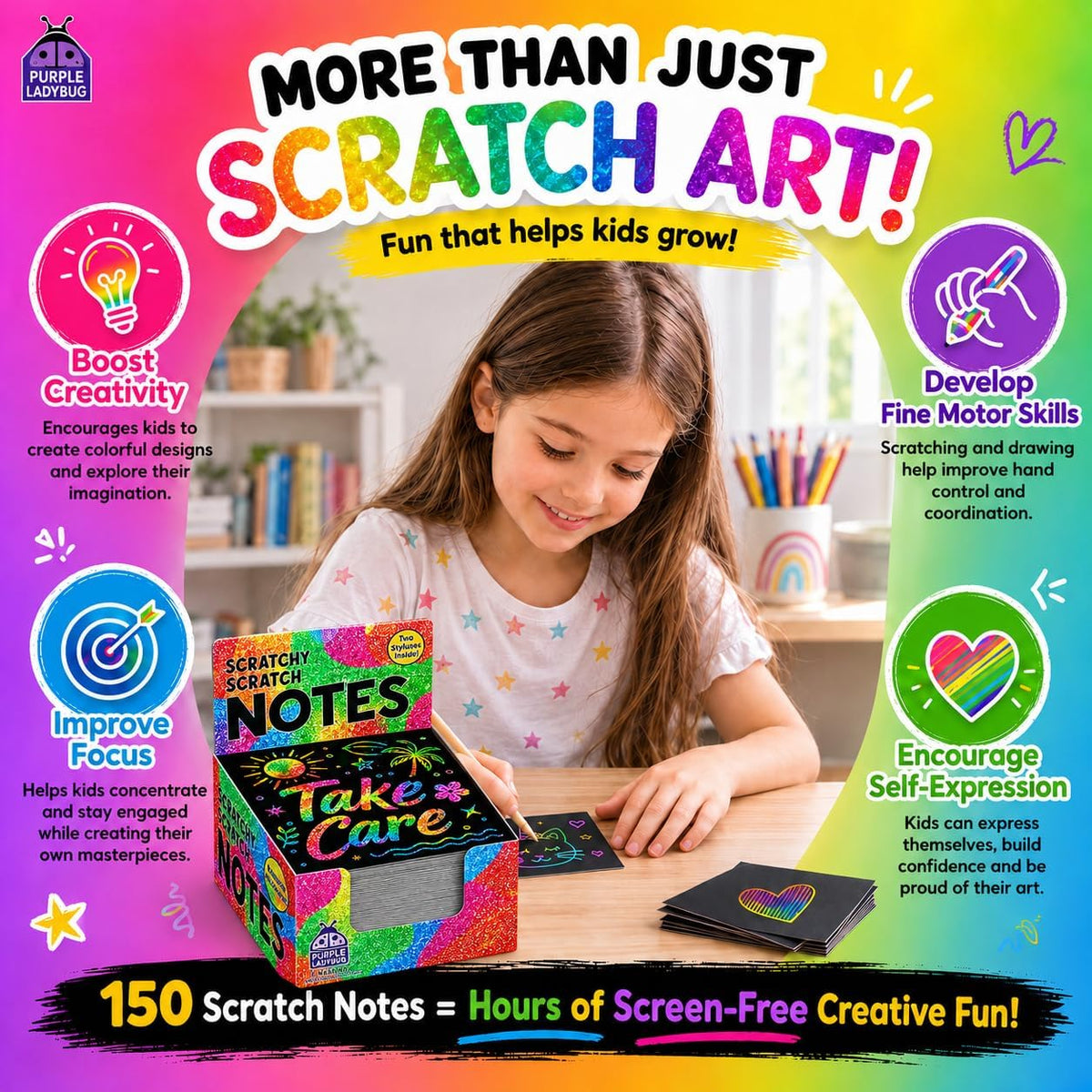 Scratchy Scratch Mini Notes: Holographic