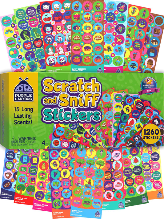 Scented Stickers - 45 Sheets of Scented Stickers