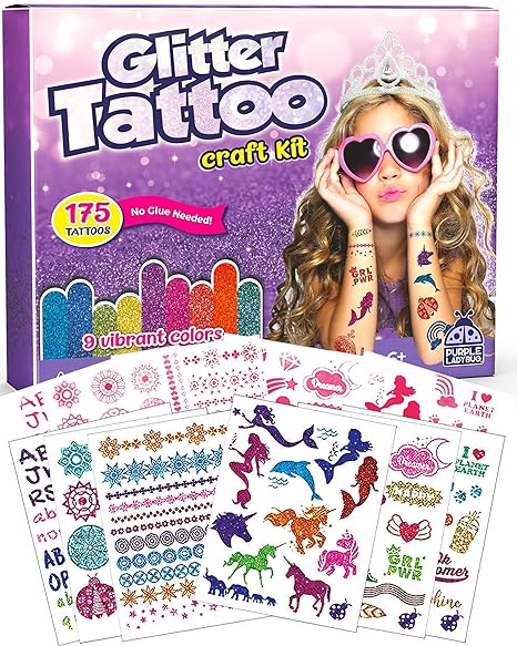 Glitter Tattoo Craft Kit
